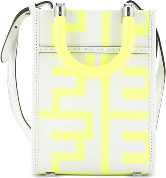 Fendi x Marc Jacobs Sunshine Shopper leren shopper met print - Grijs