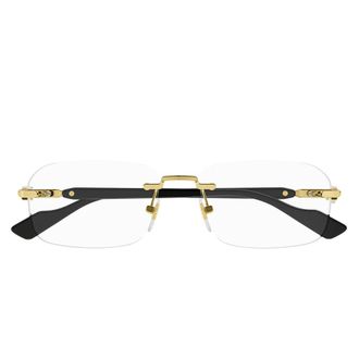 Gucci Gg 1221O Optisch Montuur - unisex - Brillen - Zwart - 56 MM - Accessoires