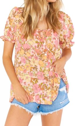 Show me your Mumu Brunch Top In Pretty Poppy