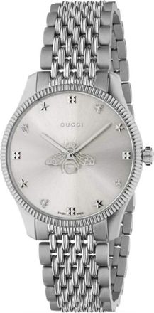 Gucci G-Timeless Horloge - Dames - Horloges - Grijs - ONE Size - Accessoires