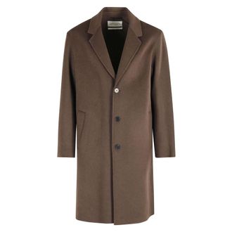Amaranto Amaranth Coat - male - AMAR&Aacute;NTO - Single-Breasted Coats - Brown - XL - Coats