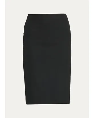 The Row Larco Wool Pencil Skirt