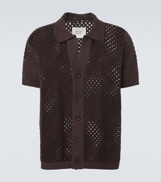 Frescobol Carioca Camisa Pinto de croch&eacute; de algod&oacute;n