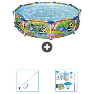 Bestway Piscina Bestway Steel Pro Redonda - Animales - 274x66 Cm - 5-piezas S22737