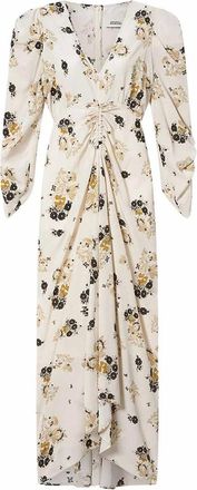 Isabel Marant Albini Printed Silk Midi Dress