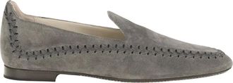 Giorgio Armani Mocasines de Piel - Shoes - Mujer - Gris - 40 EU