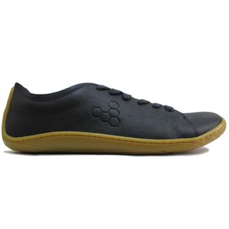 Vivobarefoot Addis Leather Mens Lace Up Trainers - Navy - Size:UK 11