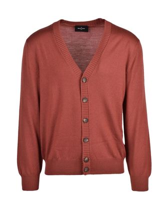 Gran Sasso Brown Virgin Wool Cardigan