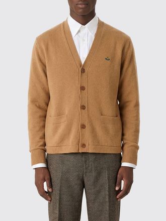 Vivienne Westwood Cardigan in lana merino e cashmere con logo Vivienne Westwood