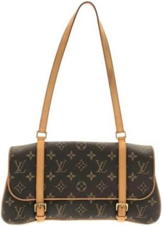Louis Vuitton Pre-owned Marelle Schoudertas - Dames - Vintage Schoudertas - Bruin - ONE Size - Vintage
