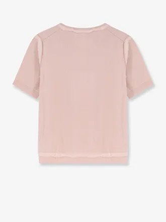 Maison Margiela Womens Virgin Wool Sweater Pink
