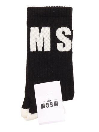 Msgm Calzini Msgm Unisex Nero/Nero
