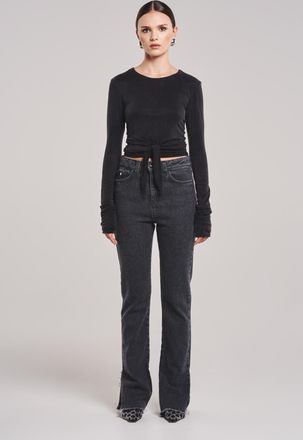 Benu Cupro blouse met strik