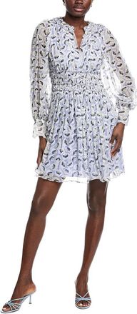 Rebecca Taylor Deco Silk Mini Dress