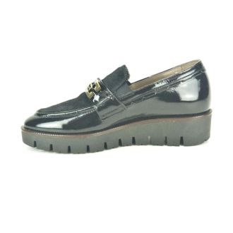 DL Sport Lace + Pony Moccassin DZ - Dames - Schoenen - Zwart - Maat: 40 EU