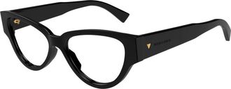 Bottega Veneta Brillen - Dames - Brillen - Zwart - 54 MM - Accessoires