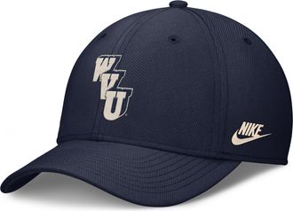 Nike West Virginia Legacy Rise Vintage Nike Mens Dri-FIT College Hat in Blue | NC0341SWVV-SUH