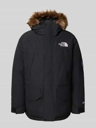 The North Face Parka mit Pattentaschen und verdecktem Rei&szlig;verschluss in Black, Gr&ouml;&szlig;e XL