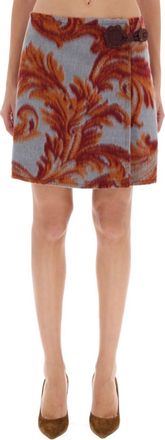 Etro Multicolor Printed Mini Skirt