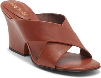 Jeffrey Campbell Tetra Slide Sandal in Dark Tan at Nordstrom, Size 7.5