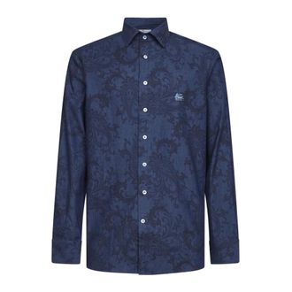 Etro Uomo, Magliette, Blu, XL, new