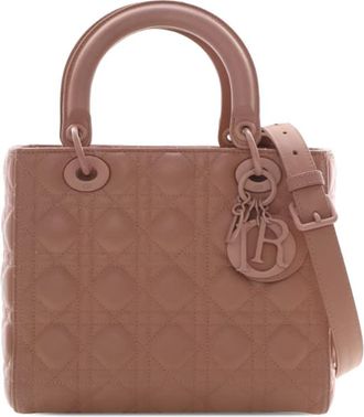 Dior Pre-owned Dior Medium Ultra Matte Calfskin Cannage Lady Dior Ladies TNG9R7XZJFTHBJUD