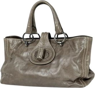 Prada Pre-owned Handbags, female, Gray, Size: ONE SIZE Pre-owned Vintage Handbag