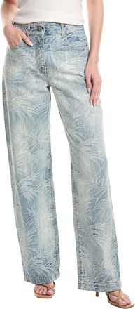 Palm Angels Light Wash Straight Jean