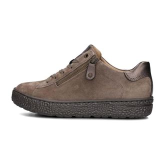 Hartjes Schoenen, Dames, Bruin, 42 EU, Su&egrave;de, Su&egrave;de Hoge Hak Sneakers Taupe