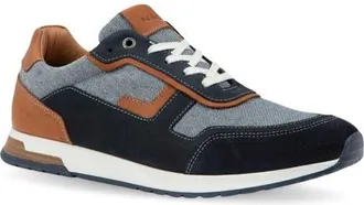 Naot Boost Sneaker in Blue Brown Leather Combo at Nordstrom, Size 42