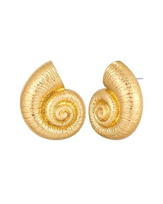 Liv Oliver 18K Plated Beach Motif Earrings