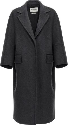 Max Mara Asburgo Coat - Dames - Mantel - Grijs - 2XS - Wol - Jassen