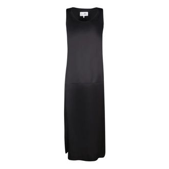 Maison Margiela Mouwenloze Jurk met Zijsplit - Dames - Casual kleedjes - Zwart - S - Kleedjes