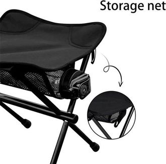 OEM Taburete Plegable Ligero Para Camping - Silla Plegable Port&aacute;til De 30 Cm Para Senderismo, Pesca Y Actividades Al Aire Libre De Hasta 180 Kg