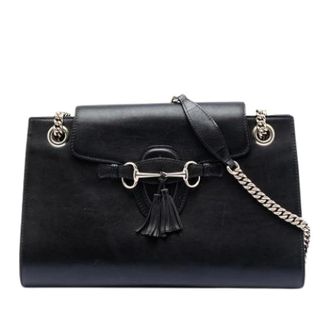 Gucci Pre-owned Shoulder Bags, female, Black, Size: ONE SIZE Pre-owned Emily Shoulder Bag