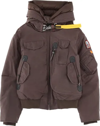 Parajumpers Black Polyamide Gobi Utility Bomber Jacket