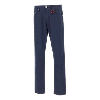 Sartoria Tramarossa Straight Jeans, male, Blue, Size: W35 Michelangelo Trousers