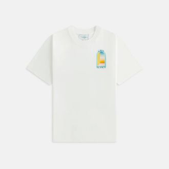 Casablanca Mens Larch Colore T-Shirt White
