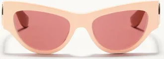 Valentino Occhiale Cat-Eye In Acetato Donna BEIGE/MARRONE 55