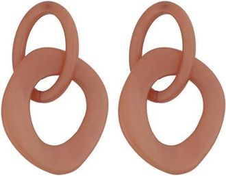 Panacea Interlocking Link Drop Earrings in Peach at Nordstrom