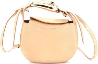 Chlo&eacute; Beige Sheep Leather Kiss Purse Bag Small (Authentic Pre-Loved)