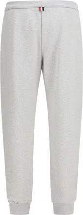 Thom Browne Loopback Cotton Joggers - Gray
