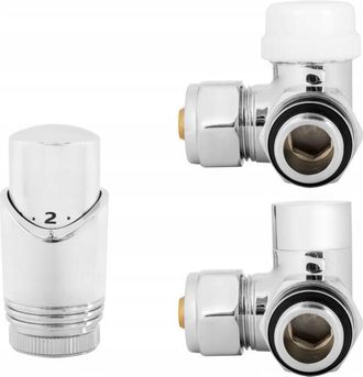 OEM V&aacute;lvula Axial Termost&aacute;tica Cromada Izquierda Pex Cu