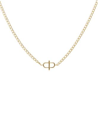 Italian Gold, Inc 10K Oval & Bar Adjustable Choker Necklace