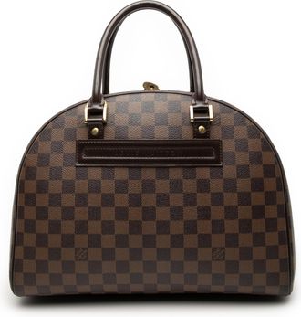 Louis Vuitton Pre-owned Womens Damier Ebene Nolita - Brown Textile - One Size