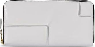 Comme Des Gar&ccedil;ons Portafoglio con zip - Bianco