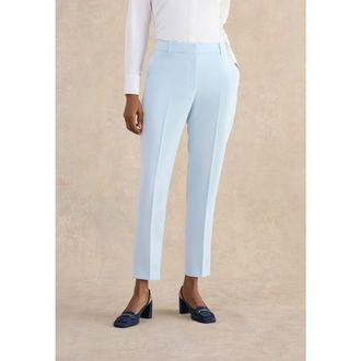 Hobbs London Keighley High Waisted Slim Leg Trousers in Pale Blue at Nordstrom, Size 16