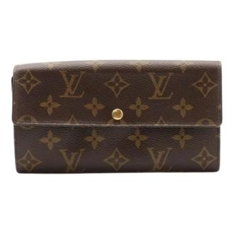 Louis Vuitton Pre-owned Portafoglio lungo (bi-fold) - - Pre-owned - Donna - Marrone - ONE SIZE