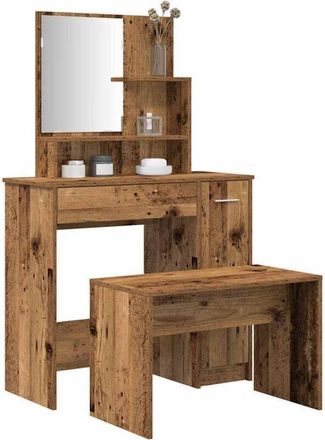 vidaXL Tocador De Madera Antigua De Ingenier&iacute;a Vidaxl