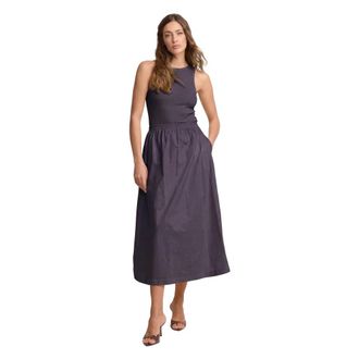 Kocca Kleedjes, Dames, Zwart, L, Katoen, Rok en top combi jurk